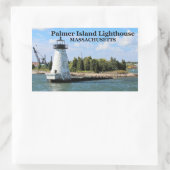 Palmer Island Leuchtturm, Massachusetts Stickers (Tasche)