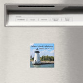 Palmer Island Lighthouse, Massachusetts Magnet #2 (In Situ (Geschirrspüler))
