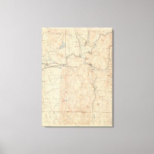 Palmer, Massachusetts Leinwanddruck (Vorderseite)