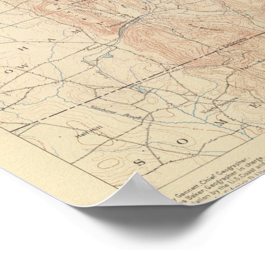 Palmer, Massachusetts Poster (Ecke)