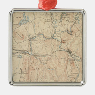 Palmer, Massachusetts Silbernes Ornament
