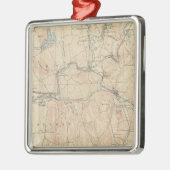 Palmer, Massachusetts Silbernes Ornament (Links)