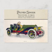 Palmer-Singer Motor Cars, 1909 Postkarte (Vorderseite)