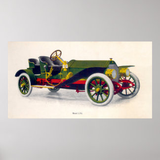Palmer-Singer Motor Cars Werbung, 1909 Poster