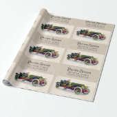 Palmer-Singer Motorwagen, Muster 1909 Geschenkpapier (Ungerollt)