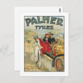 Palmer Tires Ad Postkarte (Vorne/Hinten)