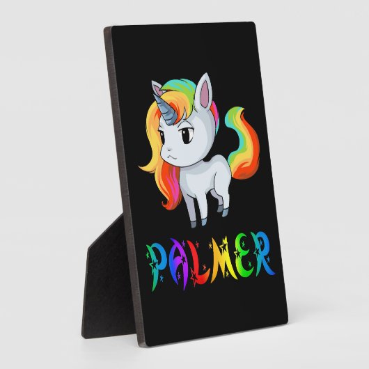Palmer Unicorn Fotoplatte (Seite)