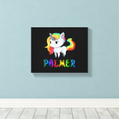 Palmer Unicorn Leinwanddruck (Insitu (Holzboden))