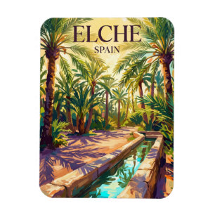 Palmeral von Elche Spanien Magnet