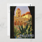 Palmero, Italien - Vintage Retro-Postkarte Postkarte (Vorne/Hinten)