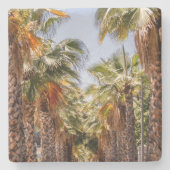 Palmeros/Palmen Steinuntersetzer (Vorderseite)