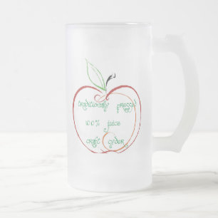 palmers Hochland cyder, traditionsgemäß gedrück Mattglas Bierglas