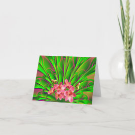Palmesque Orchid Note Card Karte