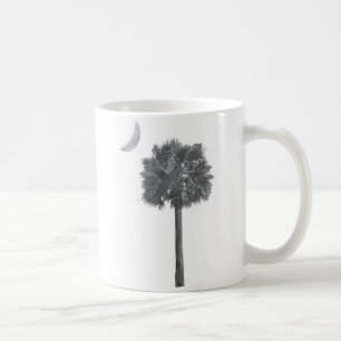 Palmetto-Baum und Mond-Tasse Kaffeetasse