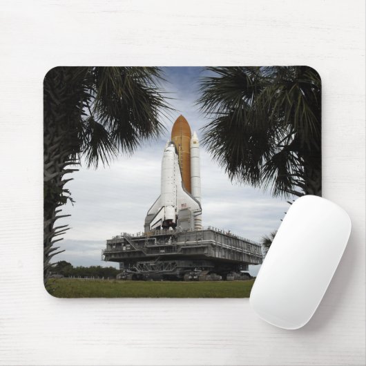 Palmetto Bäume Rahmen Raum Shuttleservice Endeavor Mousepad (Mit Mouse)