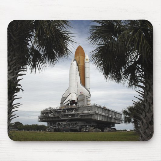 Palmetto Bäume Rahmen Raum Shuttleservice Endeavor Mousepad (Vorne)