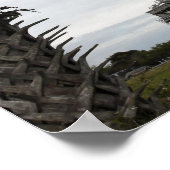 Palmetto Bäume Rahmen Raum Shuttleservice Endeavor Poster (Ecke)