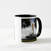 Palmetto Bäume Rahmen Raum Shuttleservice Endeavor Tasse (VorderseiteRechts)