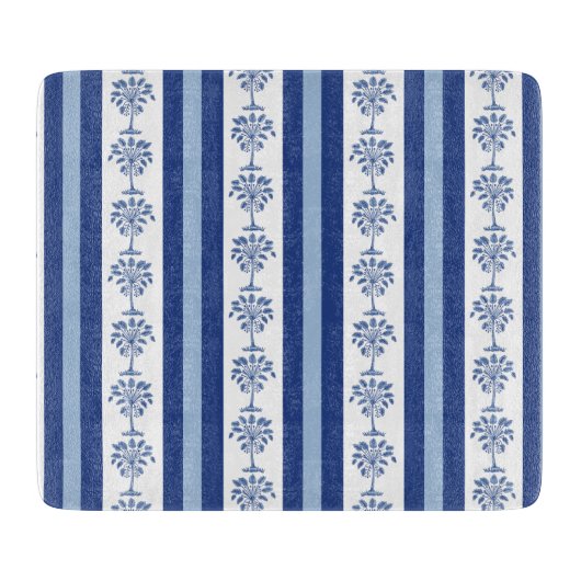 Palmetto-Blockstreifen Schneidebrett (Vorderseite)