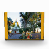 Palmetto Bluff Chapel Bluffton SC Fall Scarecrows Fotoblock (Vorderseite)