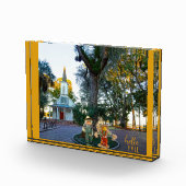 Palmetto Bluff Chapel Bluffton SC Fall Scarecrows Fotoblock (Rechts)