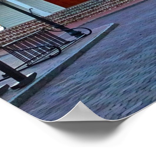 Palmetto Bluff Chapel Bluffton SC Fall Scarecrows Poster (Ecke)