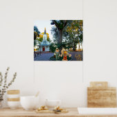 Palmetto Bluff Chapel Bluffton SC Fall Scarecrows Poster (Küche)