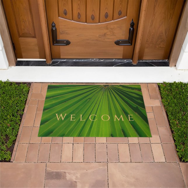 Palmetto Fan Door Mat Fußmatte (Außenbereich)
