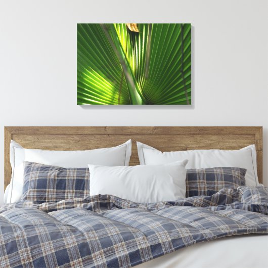 Palmetto-Foto schließen Leinwanddruck (Insitu (Schlafzimmer))
