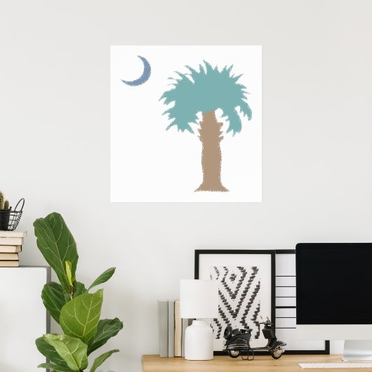 Palmetto Moon Poster (Heimbüro)