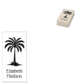 Palmetto Palm Tree Personalisiert Gummistempel (Stempel)