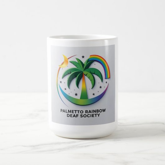 Palmetto Rainbow Deaf Society Kaffeetasse (Mittel)