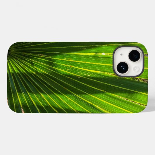 Palmetto Shadows auf Palmetto iPhone Case (Rückseite (Horizontal))