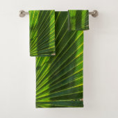 Palmetto Shadows on Palmetto Towel Set (Insitu)