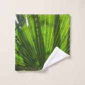 Palmetto Shadows on Palmetto Towel Set (Waschlappen)