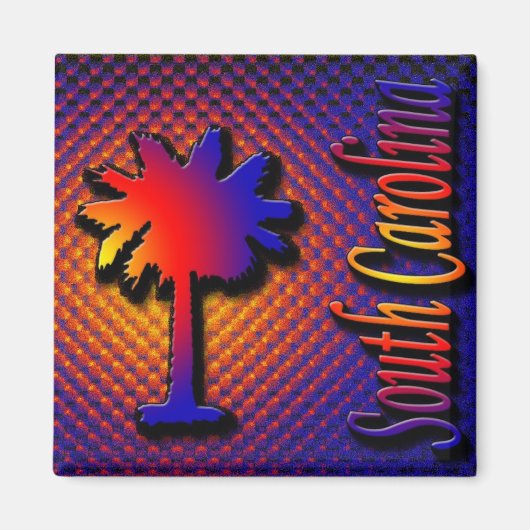 Palmetto South Carolina Magnet (Vorne)
