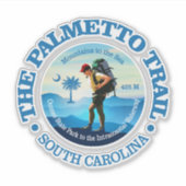 Palmetto Trail (C) Aufkleber (Vorderseite)