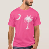 Palmetto Tree South Carolina Flag Campo/Campo T-Shirt (Vorderseite)