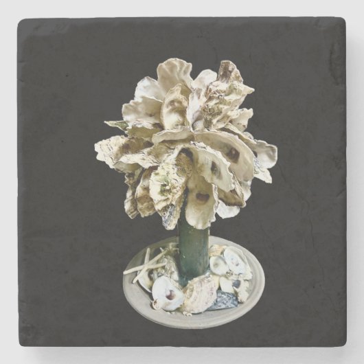 Palmetto Tree Stone Untersetzer (Vorderseite)