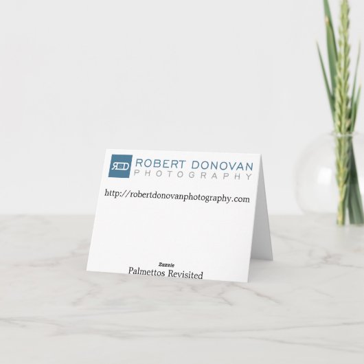 Palmettos Revisited Karte (Rückseite)