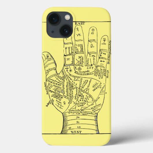 Palmistry 1671 Case-Mate iPhone hülle (Rückseite)