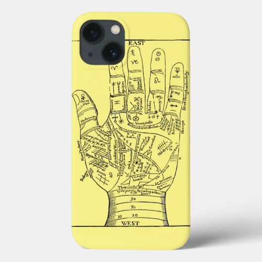 Palmistry 1671 Case-Mate iPhone hülle (Rückseite)