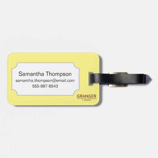 Palmistry, 1671 gepäckanhänger (Rückseite horizontal)