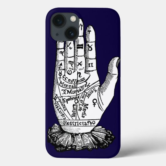 Palmistry Chart 1885 Case-Mate iPhone Hülle (Rückseite)