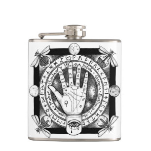 Palmistry-Flasche Flachmann