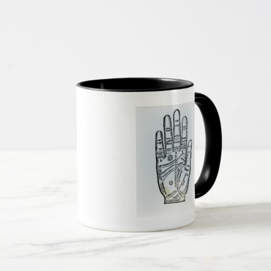Palmistry Tasse (VorderseiteRechts)