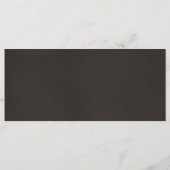 Palmistry Witchcraft Halloween-Party Cocktail Menü Menükarte (Rückseite)