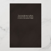 Palmistry Witchy Halloween-Party Einladung (Rückseite)