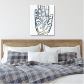 Palmitie Leinwanddruck (Insitu (Schlafzimmer))