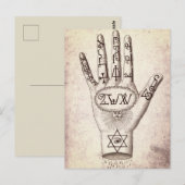 Palmitie Postkarte (Vorne/Hinten)